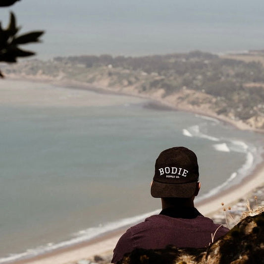 Corduroy Snapback - Black
