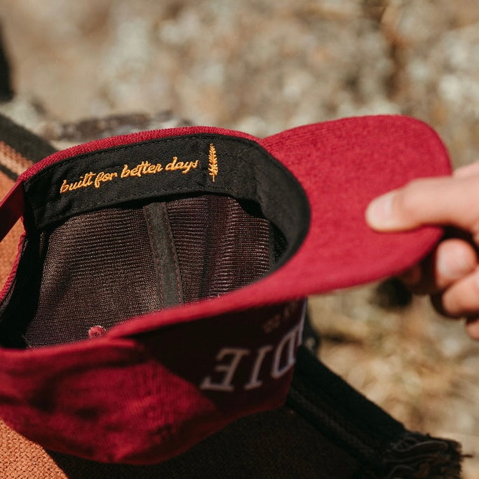 Corduroy Snapback - Red