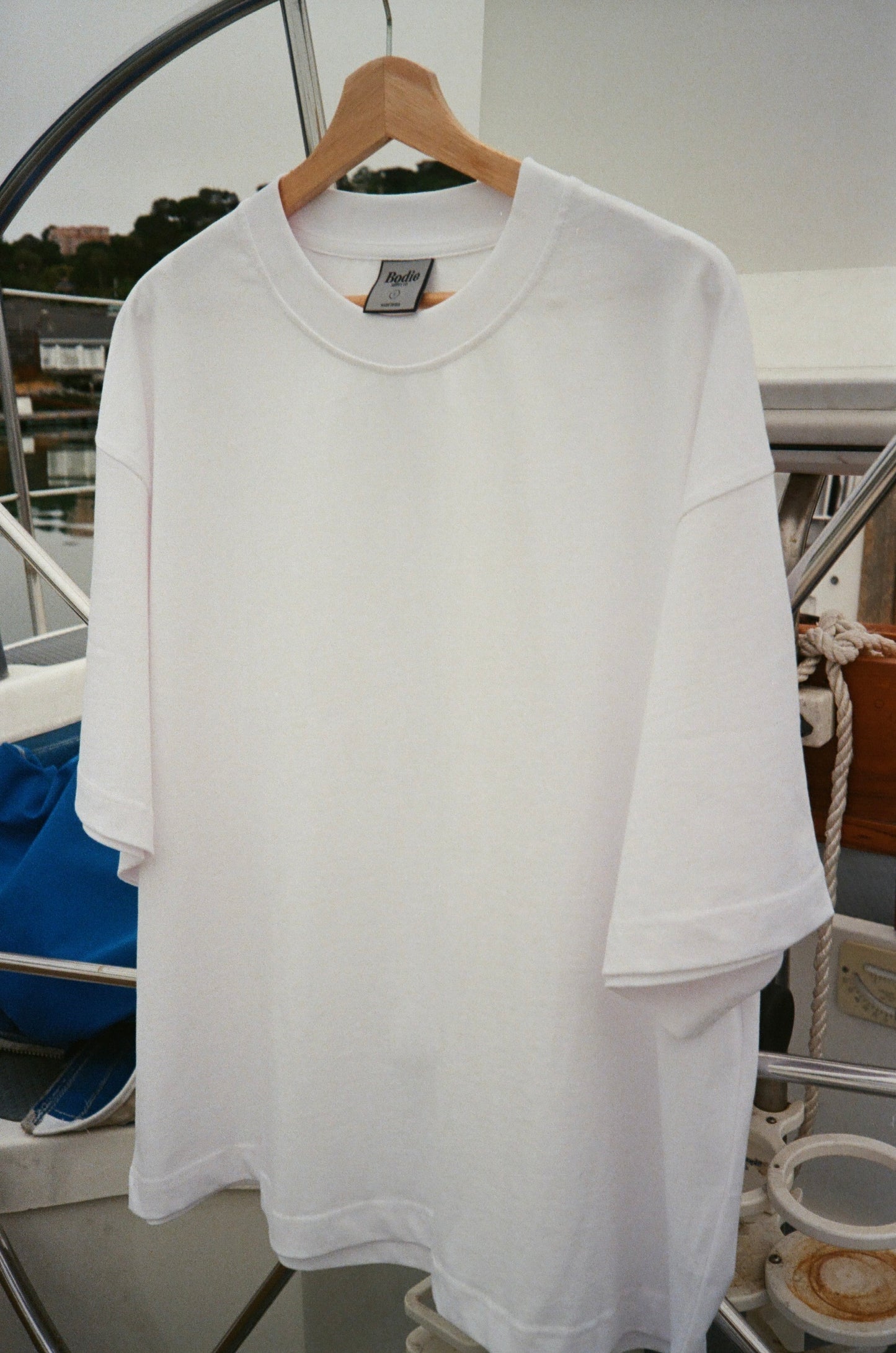 Kelly Cropped Tee - White