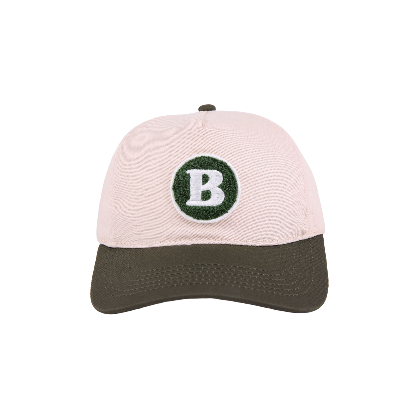 'B' Snapback - Sand/Pine