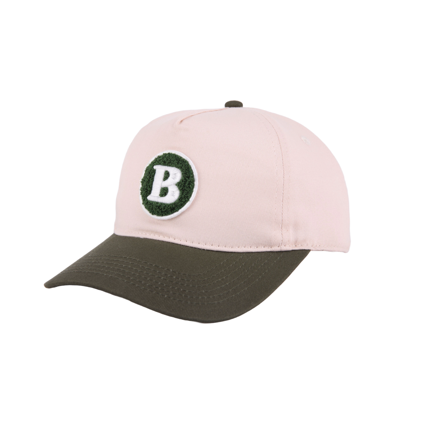 'B' Snapback - Sand/Pine