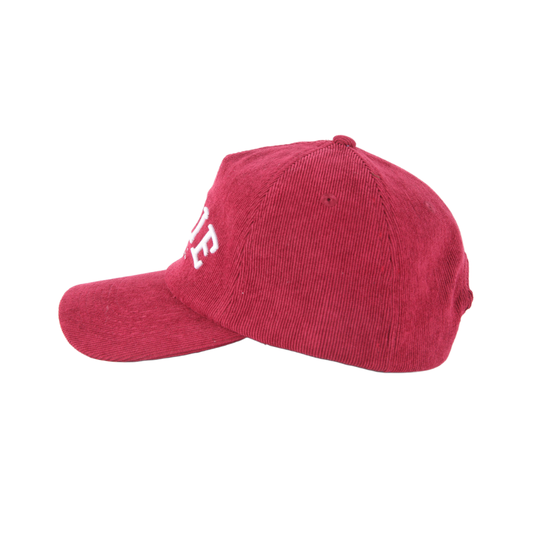 Corduroy Snapback - Red