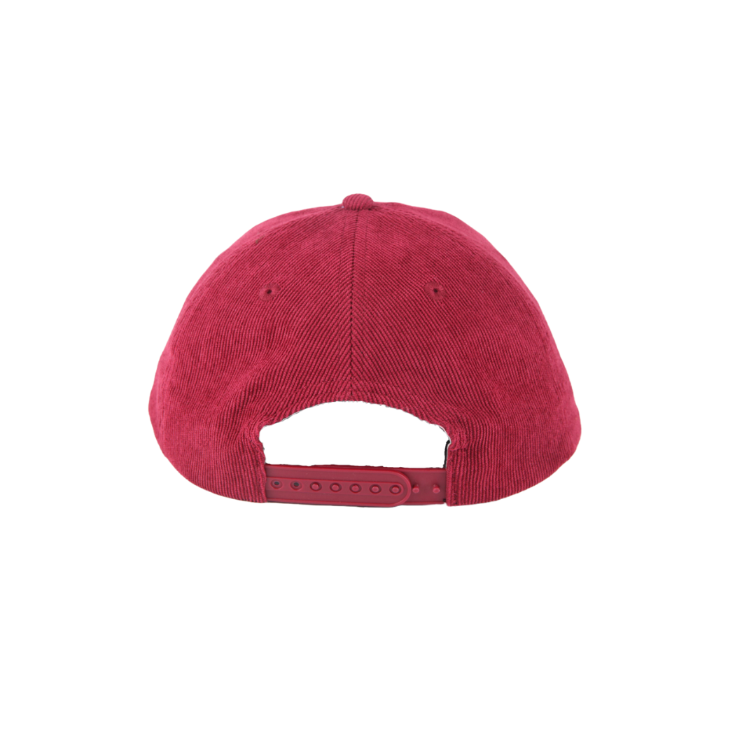 Corduroy Snapback - Red