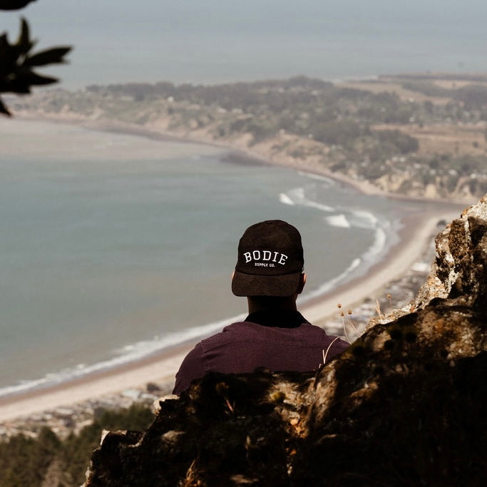 Corduroy Snapback - Black