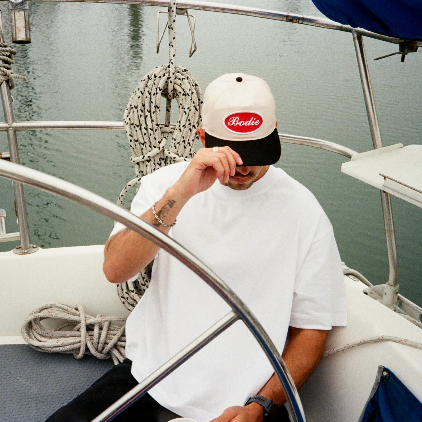 Kelly Cropped Tee - White