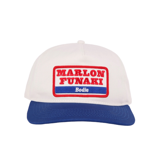 Bodie x Marlon Funaki Snapback - White/Blue