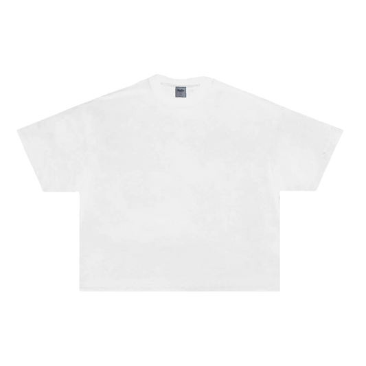 Kelly Cropped Tee - White