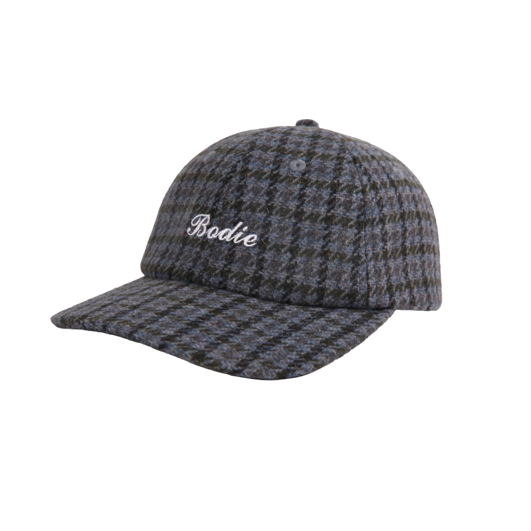 Houndstooth Hat - Blue