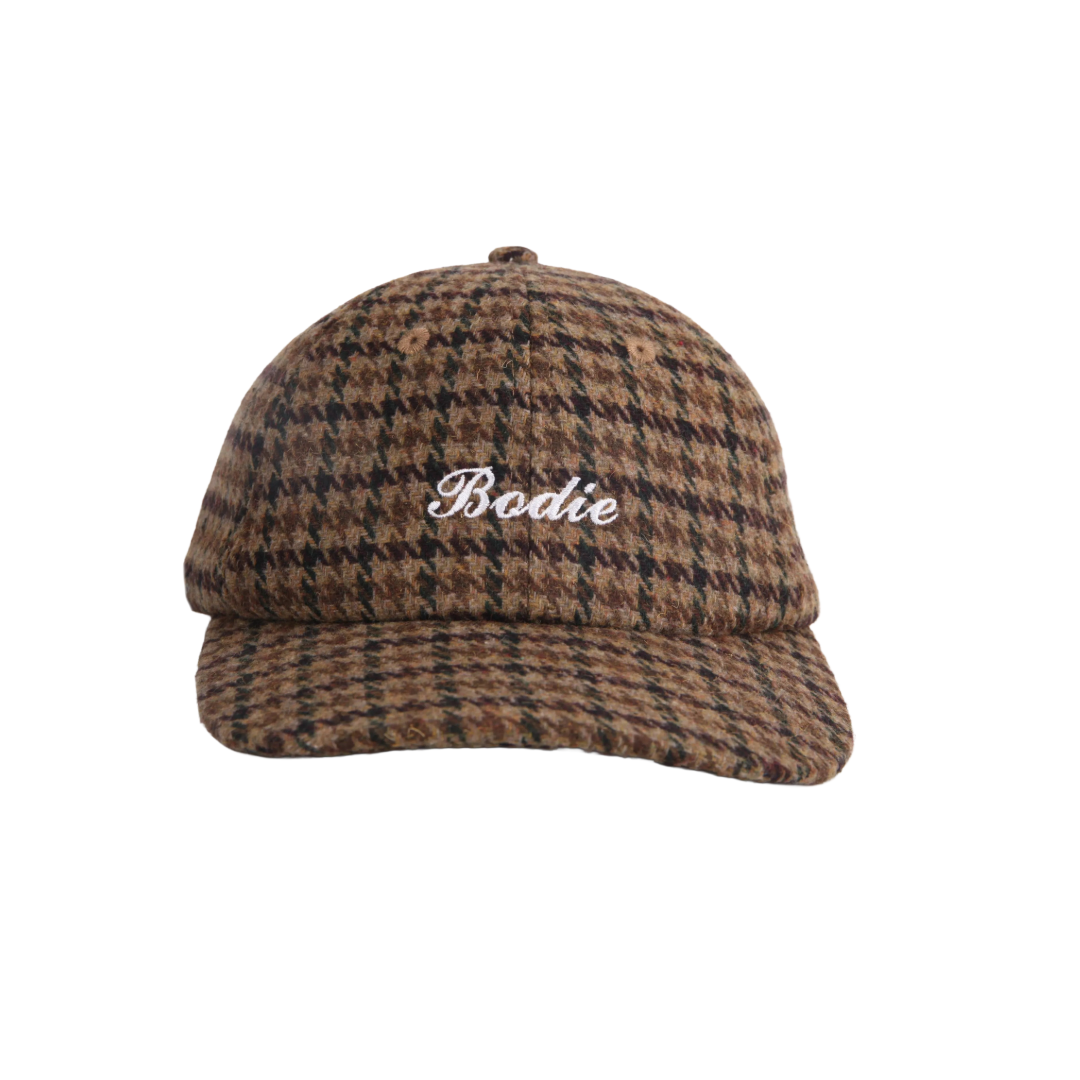 Houndstooth Hat - Brown