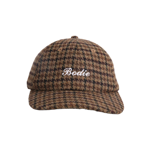 Houndstooth Hat - Brown